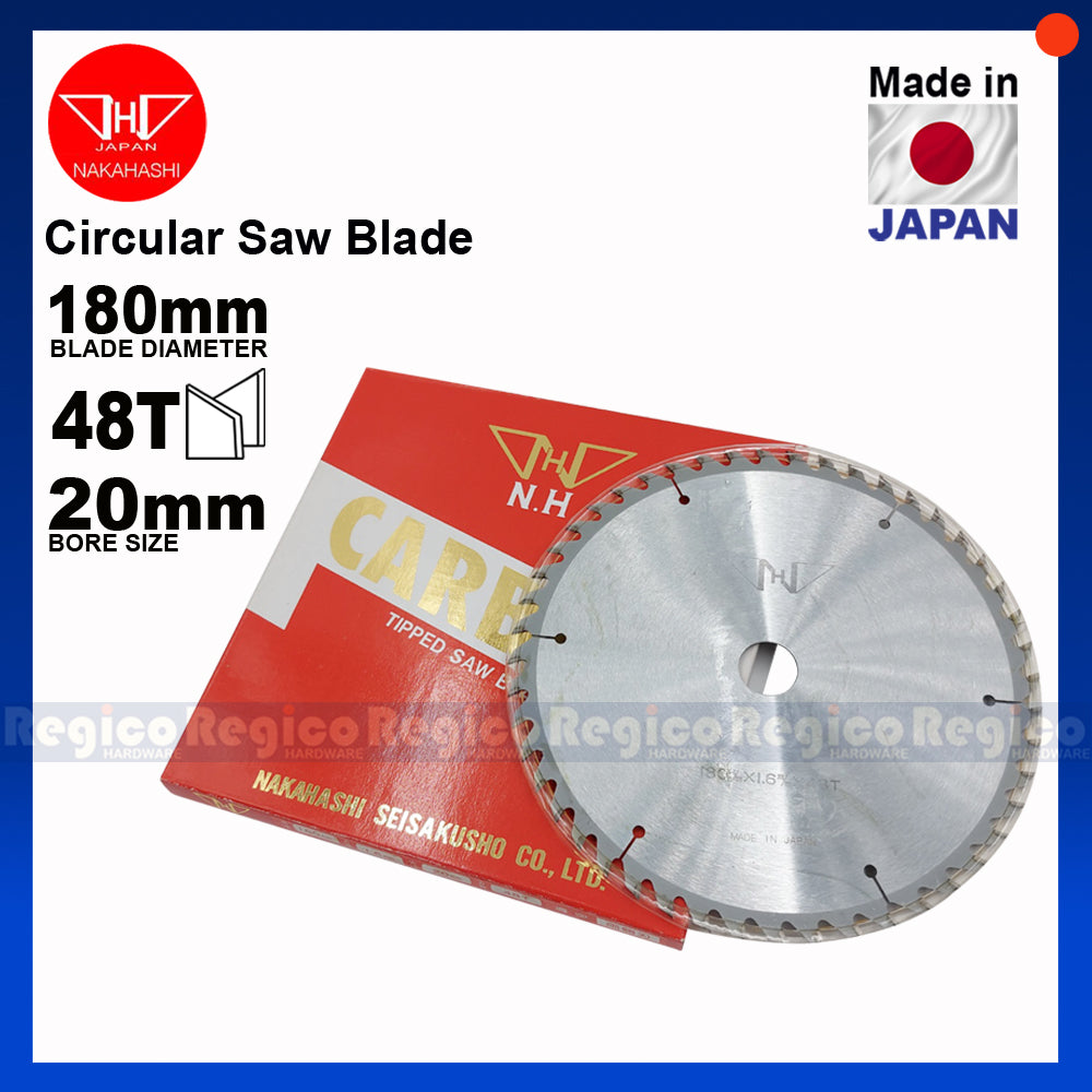 Nakahashi 48T 180mm 7 inches Circular Saw Blade Made in Japan