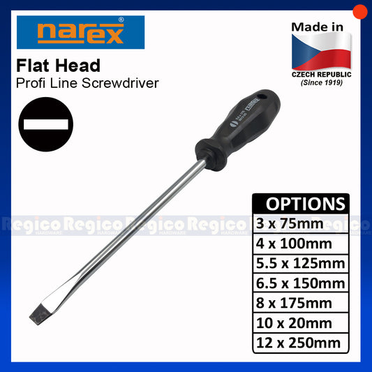 Narex Profi Line Flat Head Screwdriver #8013