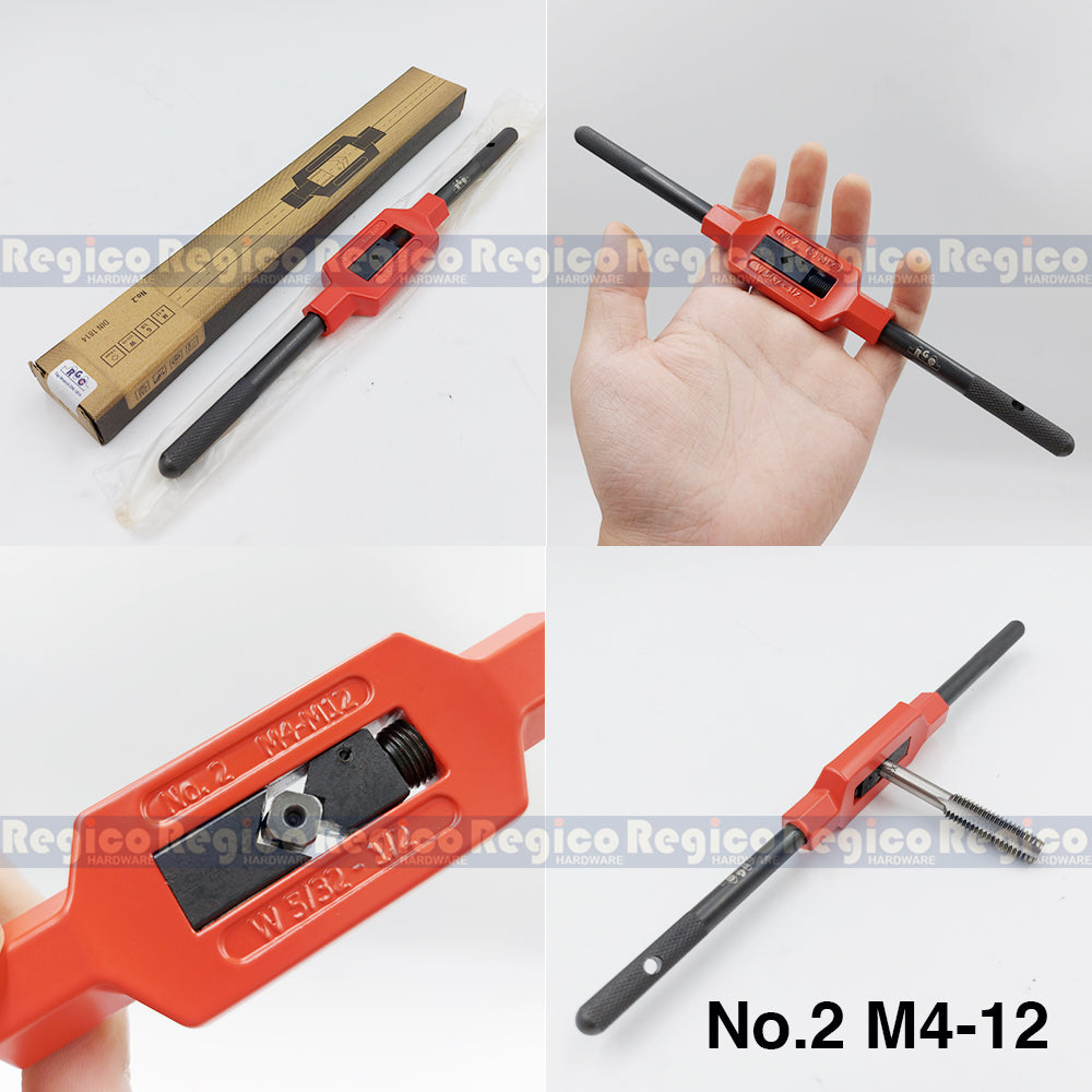 RGC Adjustable Tapping Wrench Hand Tap Tool Tap Wrench