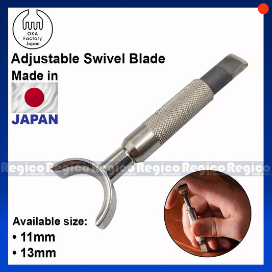 Oka Adjustable Carving Swivel Leatherworking Leather Craft Tool
