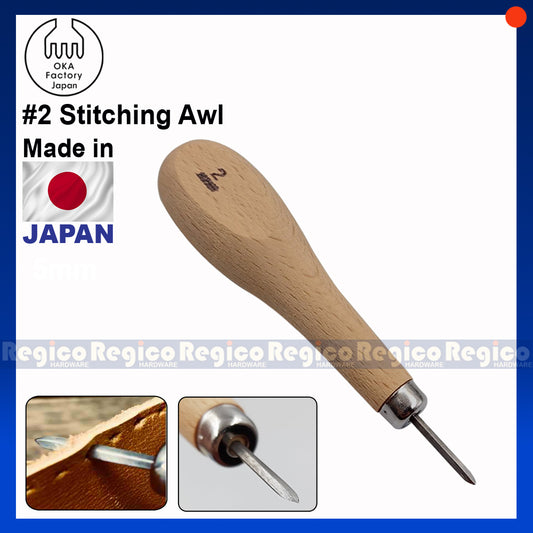 Oka Wooden Stitching Awl Leather Craft Tool OKA STAW2