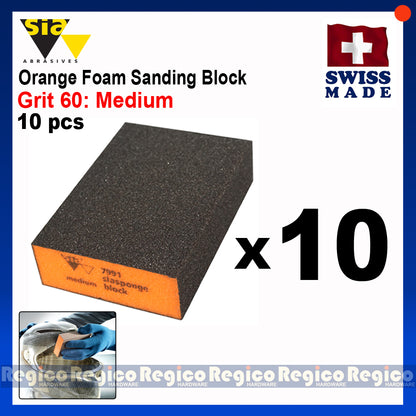 SIA Foam Sandpaper Sanding Block and Pad (7991,7983)