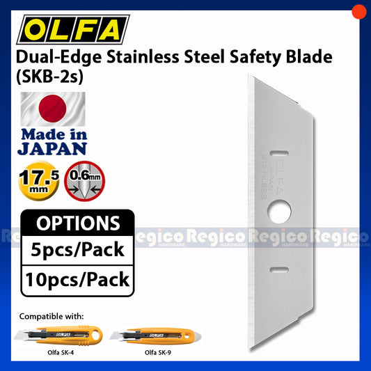 Olfa SKB-2s Dual-Edge Stainless Steel Spare Blade