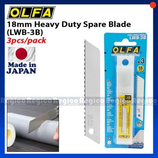 Olfa LWB-3B 18mm Heavy Duty Spare Blade