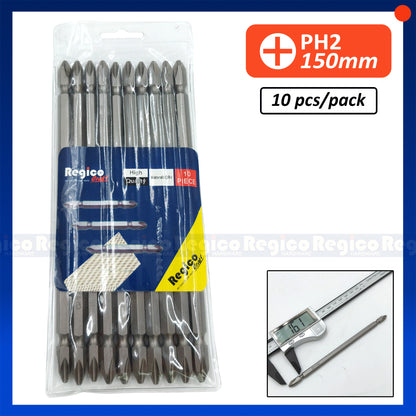 Regicocraft PH2 65mm 100mm 150mm 200mm 10pcs Philips Plus Screw Screwdriver Bit #SB265 #SB2100 #SB2150 #SB2200