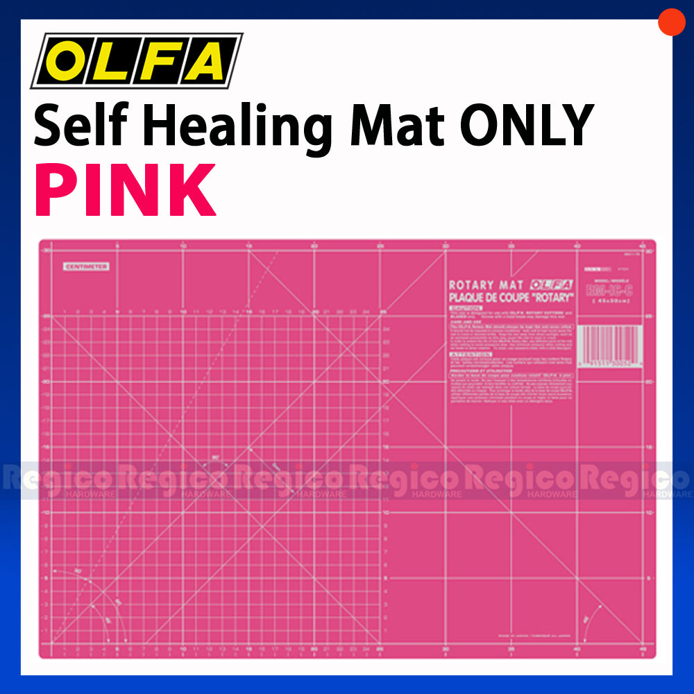 Olfa 45mm Rotary Cutter with Self Healing Mat (12"x18")