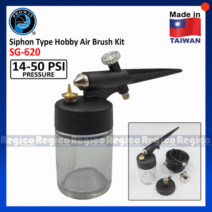 PROWIN Siphon Type Hobby Air Brush Kit SG-620