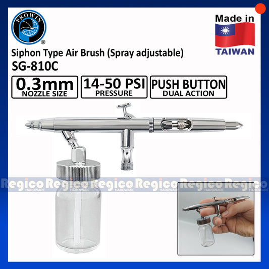 PROWIN Siphon Type Spray Paint Hobby Air Brush SG-810C
