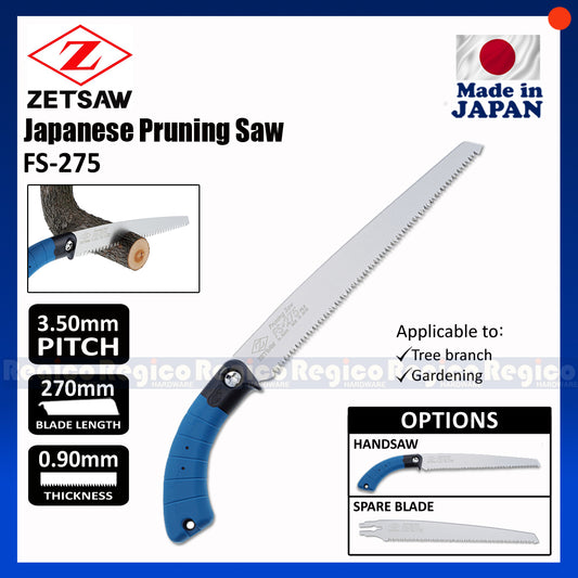 ZETSAW Japanese Pruning Hand Saw (FS-275)