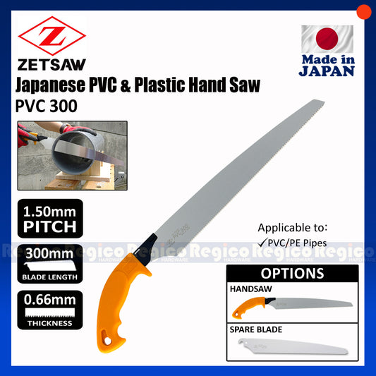 ZETSAW Japanese PVC and Plastic Saw (PVC 300)