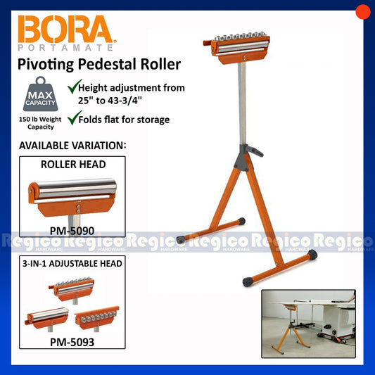 BORA Pedestal Roller Stand for woodworking PM-5090 PM-5093