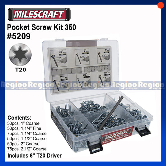Milescraft Pocket Screw Kit 350