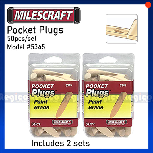 Milescraft 2 sets Pocket Plug 3/8 (50pcs/set) #5345