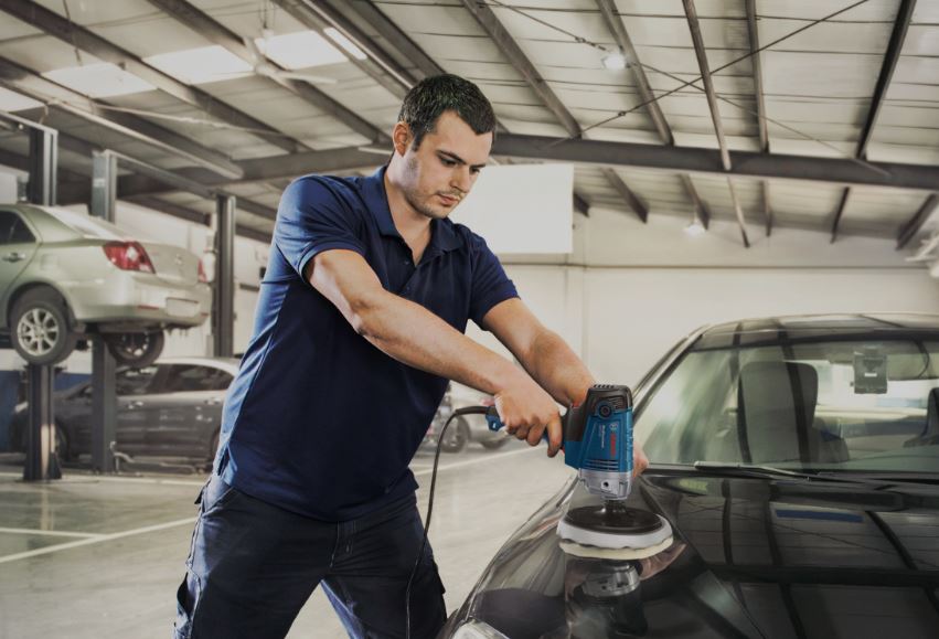BOSCH GPO 950 180mm 7" Vertical Car Polisher Bosch Blue Line