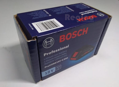 BOSCH 18v ProCore 4.0 Ah Battery Original Genuine Bosch Cordless Accessories
