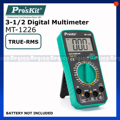 Proskit Digital Multimeter Tester Multitester Voltmeter Ohmmeter Ammeter MT-1226