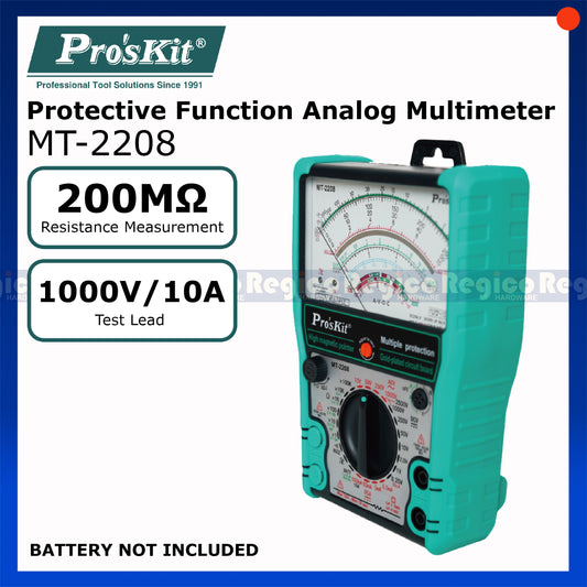 Proskit Analog Multi Meter Tester Multimeter Multitester Voltmeter Ammeter MT-2208