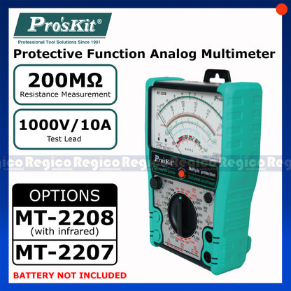 Proskit Analog Multi Meter Tester Multimeter Multitester Voltmeter Ammeter MT-2208 MT-2207