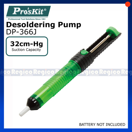 Proskit Desoldering Solder Vacuum Sucking Suction Pump Remover DP-366J