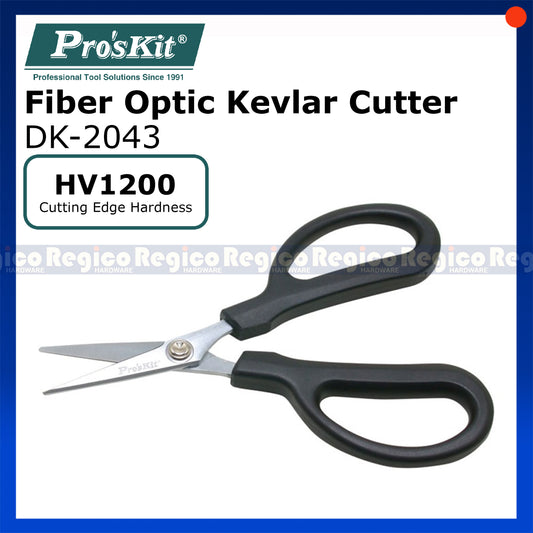 Proskit Fiber Optics Kevlar Cutter Serrated Scissors DK-2043