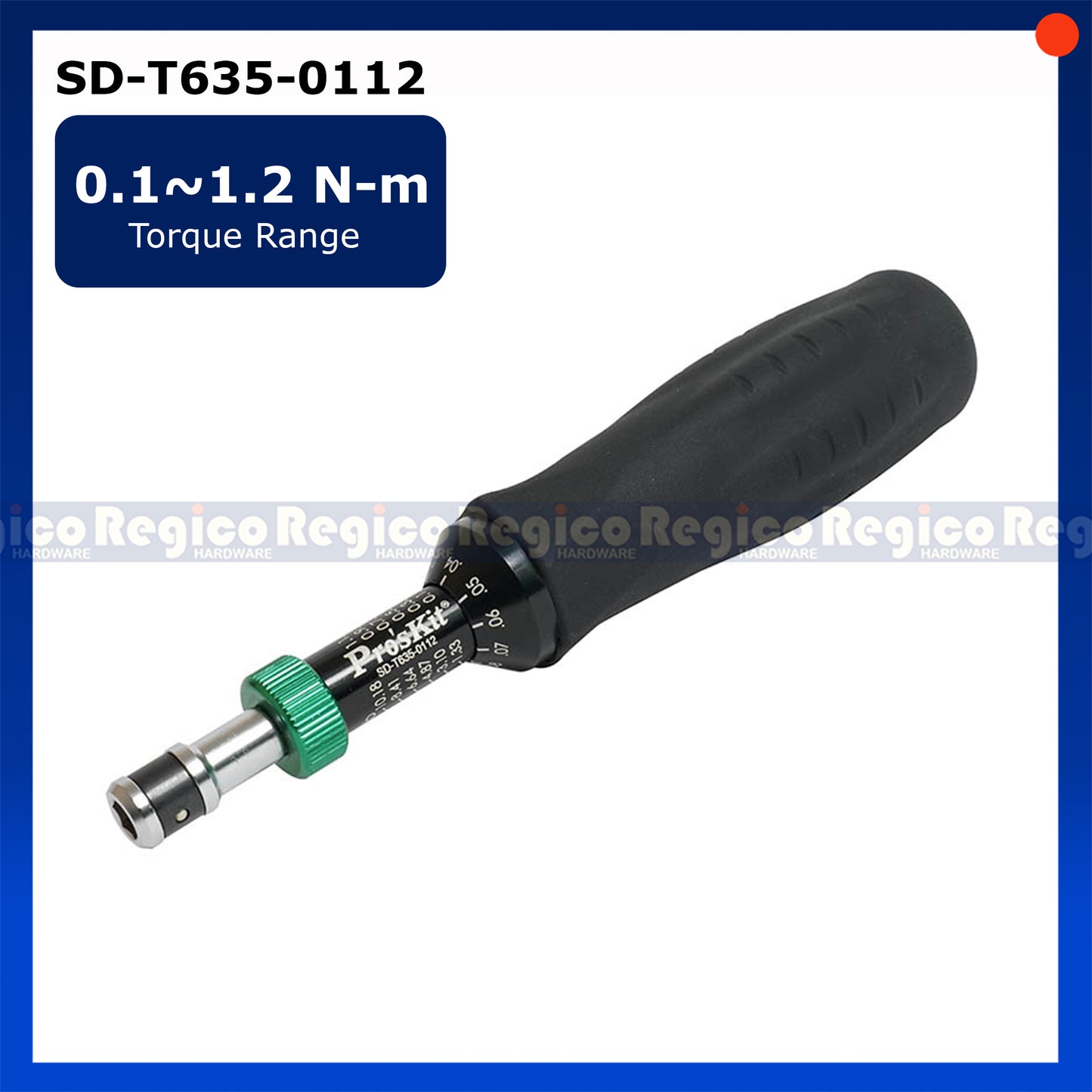 Proskit One Fourth Hex Adjustable Electrician Torque Screwdriver Screw SD-T635-16 SD-T635-0112 SD-T635-510