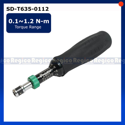 Proskit One Fourth Hex Adjustable Electrician Torque Screwdriver Screw SD-T635-16 SD-T635-0112 SD-T635-510