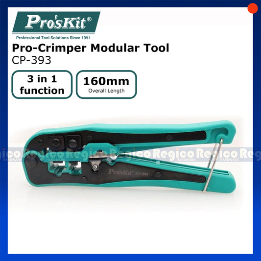 Proskit 8P 6P 4P Pro Crimper Modular Tool CP-393