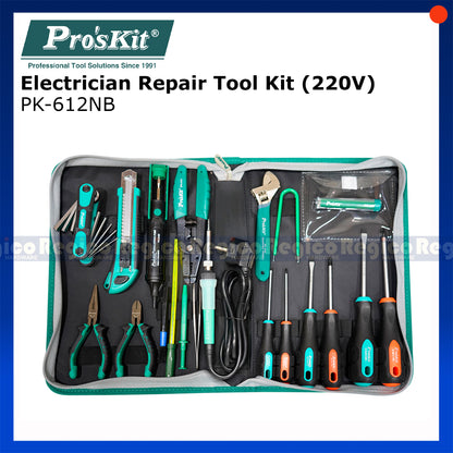 Proskit  Electrician Repair with Soldering Iron Tool Kit PK-612NB