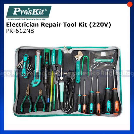 Proskit  Electrician Repair with Soldering Iron Tool Kit PK-612NB
