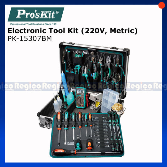 Proskit 66Pcs Electrician Repair Tool Box Set Circuit Repair Measurement Welding Repair Wiring PK-15307BM