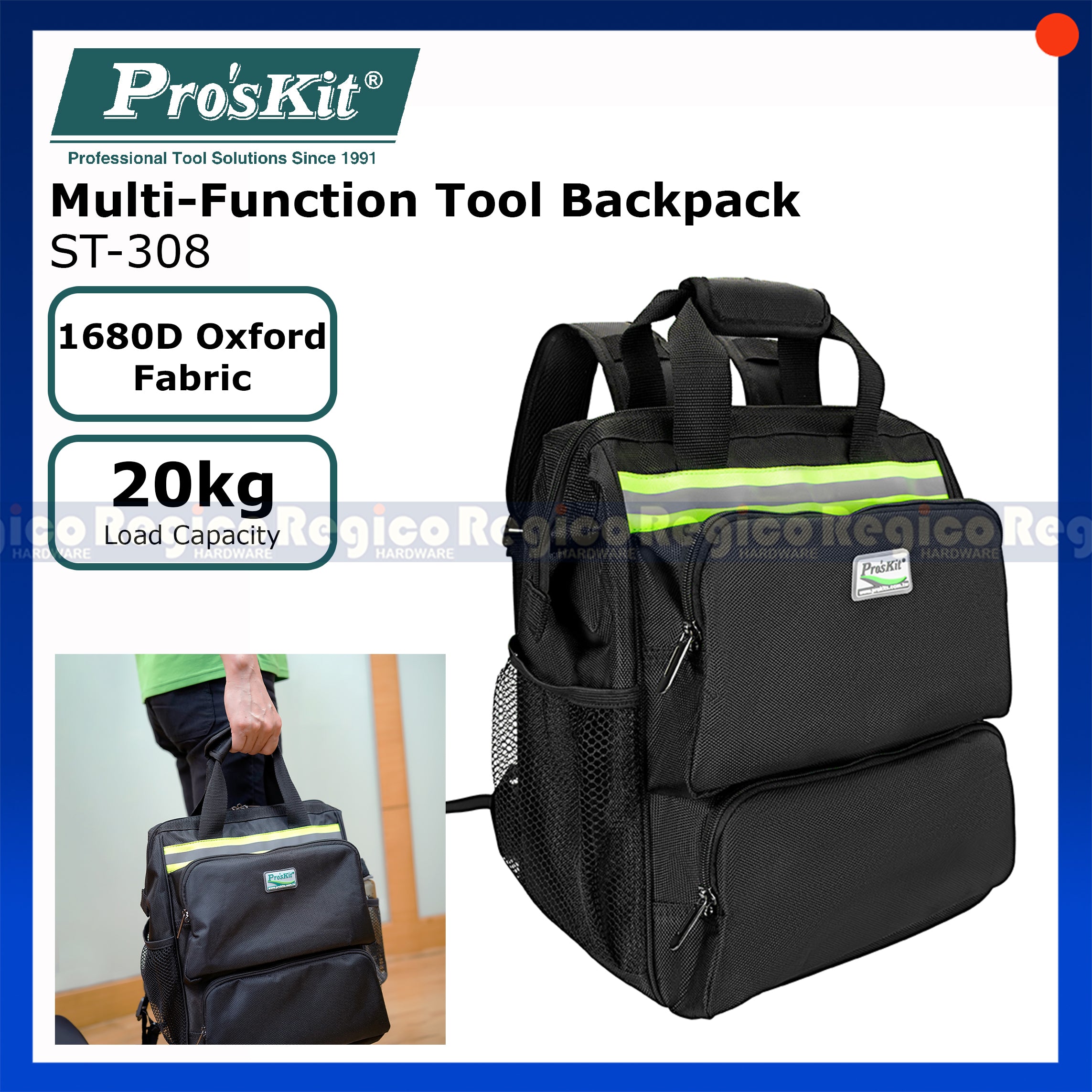 SCARZ PROKIT SETUP Mサイズ Proskit Multi-Function Tool Backpack ST-308 – PJRegico Hardware