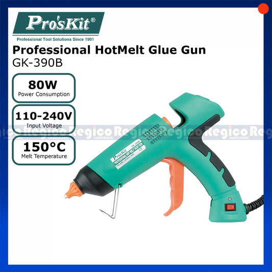 Proskit 11mm 80W Hot Melt Glue Gun GK-390B