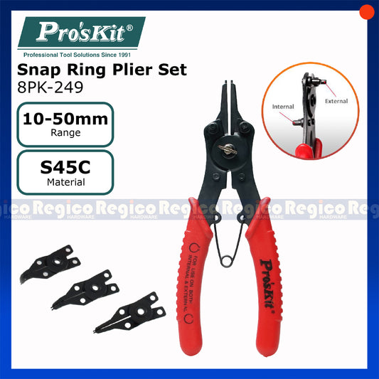Proskit 155mm Snap Ring Plier Set 8PK-249