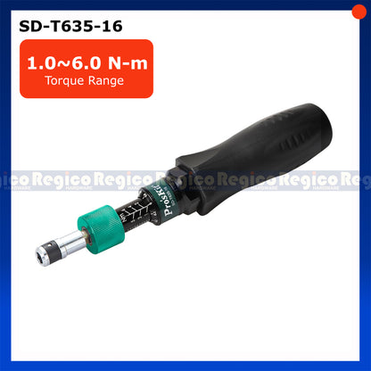 Proskit One Fourth Hex Adjustable Electrician Torque Screwdriver Screw SD-T635-16 SD-T635-0112 SD-T635-510