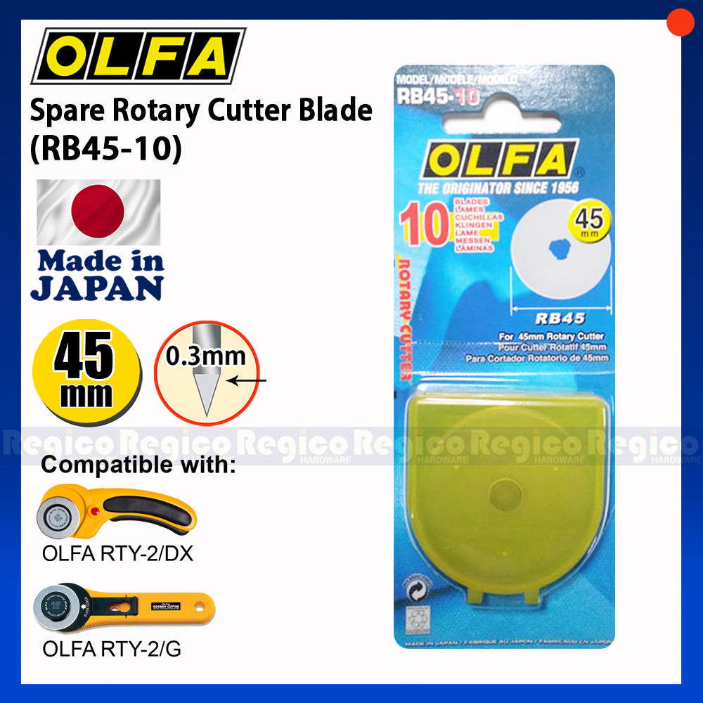 OLFA Spare Rotary Cutter Blade (RB45-10)