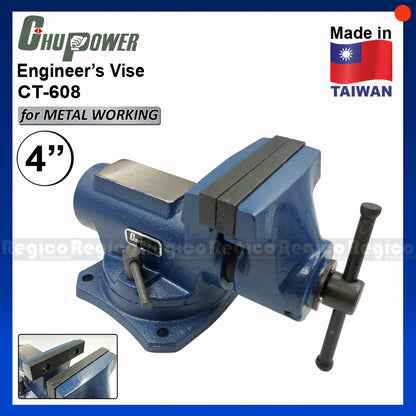 ChuPower Engineer Machinist Vise 4" CT-608