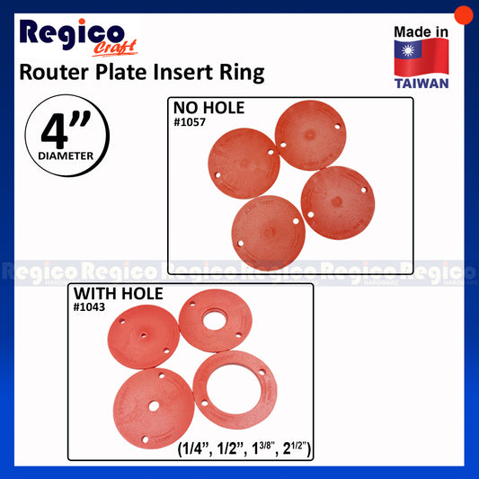 Regicocraft Router Plate Insert Ring Set #1043 #1057