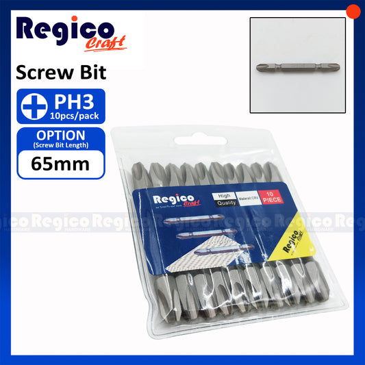 Regicocraft PH3 65mm 10pcs Philips Plus Screw Screwdriver Bit #SB365