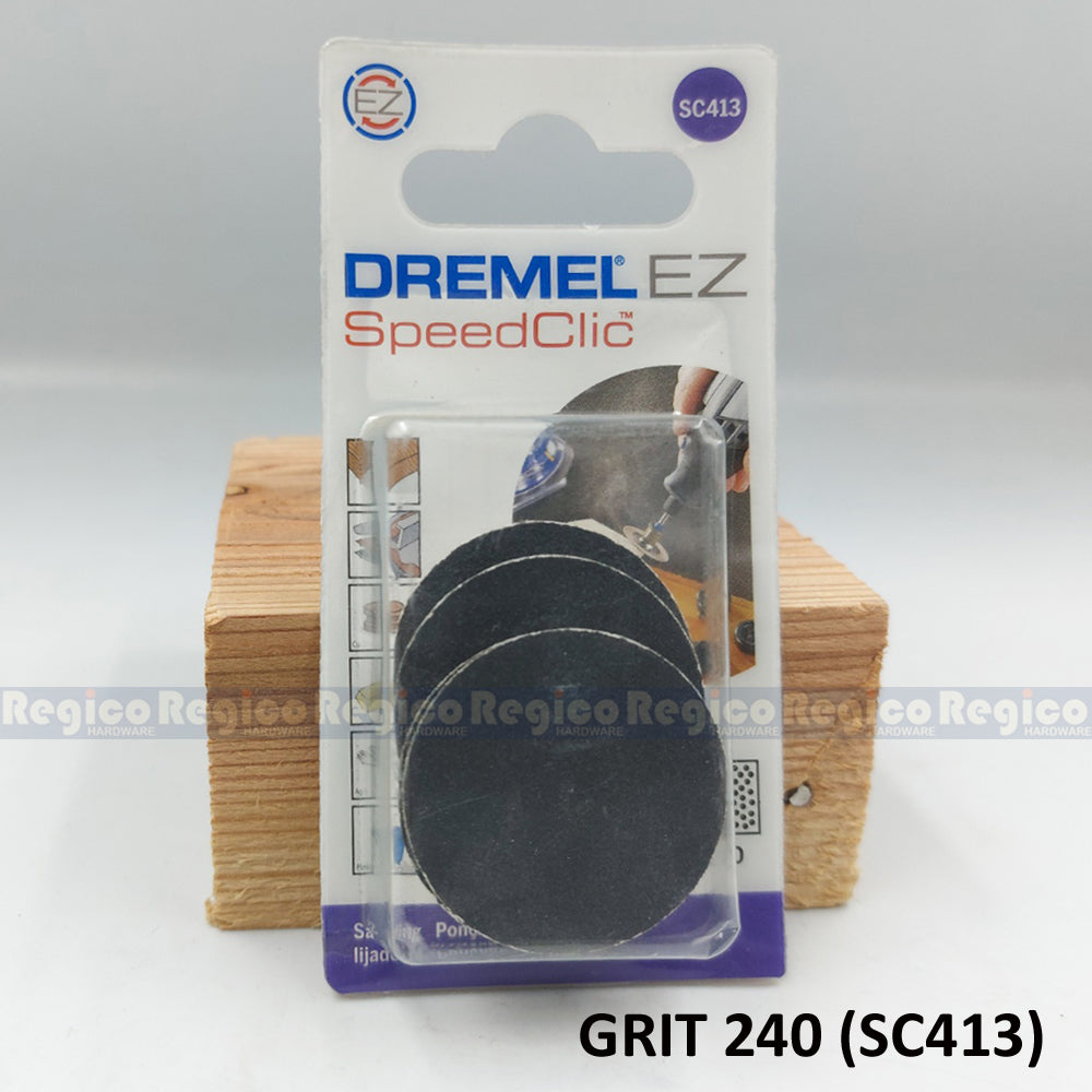 Dremel SpeedClic Sanding Disc Grit 240 60 SC411 SC413 Dremel Accessories