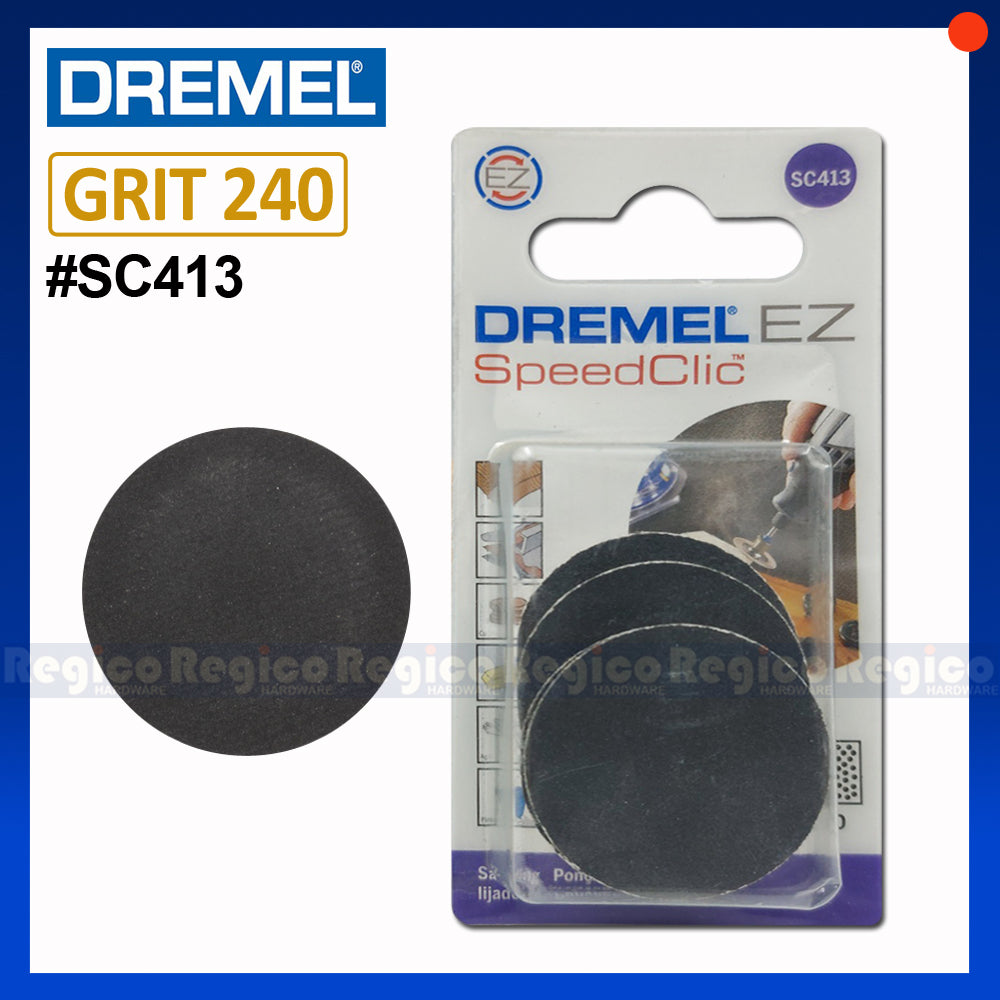 Dremel SpeedClic Sanding Disc Grit 240 60 SC411 SC413 Dremel Accessories