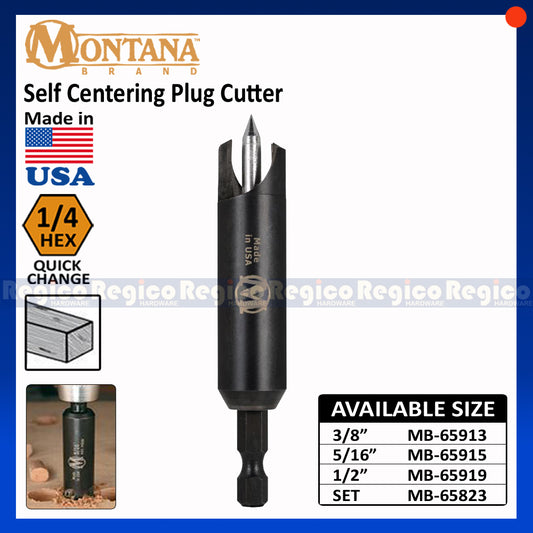 Montana Self Centering Plug Cutter Woodworking Accessory