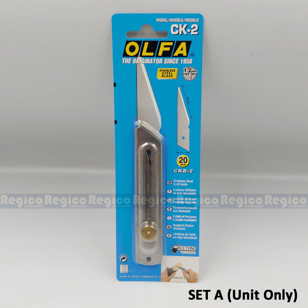 Olfa Stainless Steel Crafting Knife Ck-2/20 CKB-2