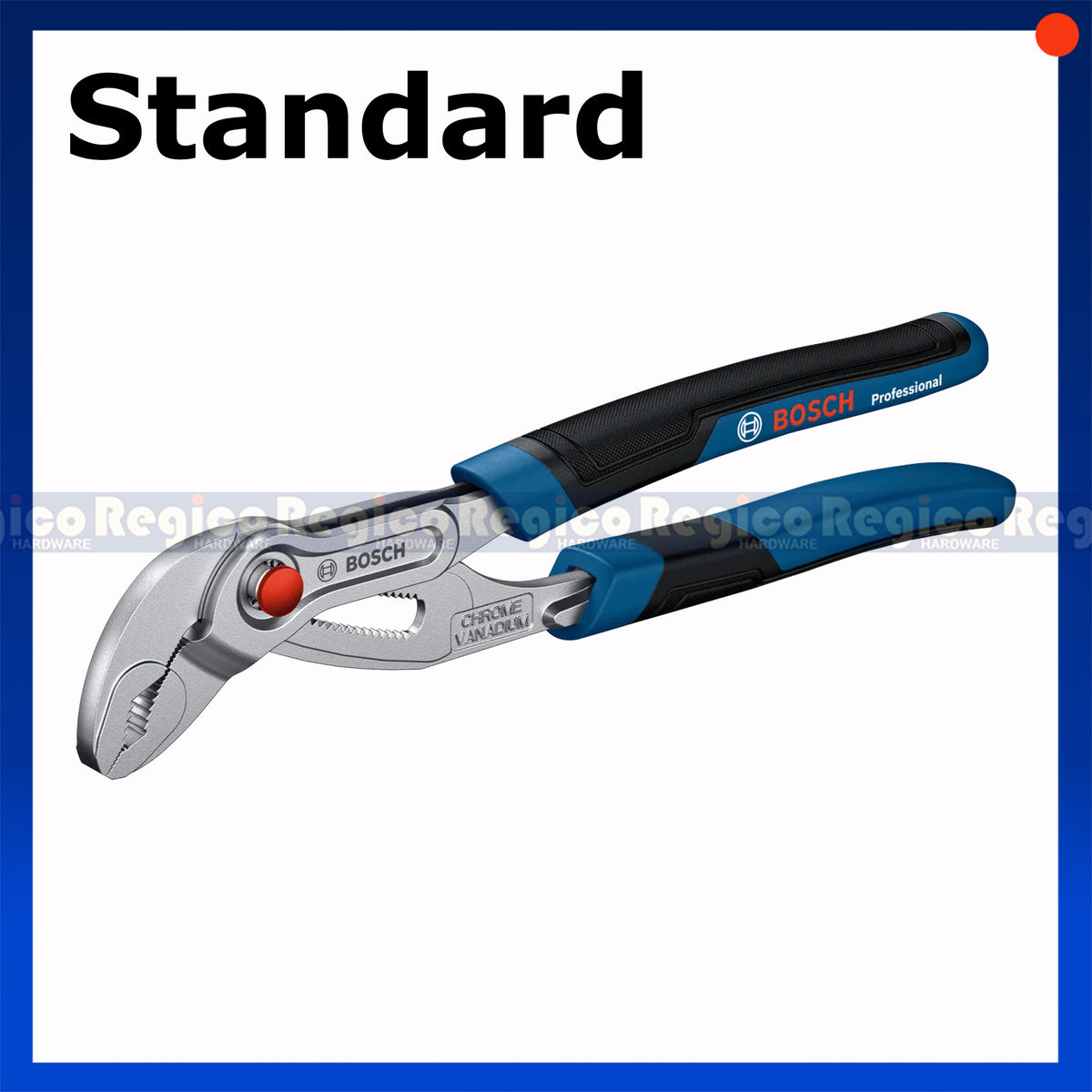 BOSCH Water Pump Sanitary Pliers 250mm | Adjustable Pipe Pliers & Plumbing Tool | Standard VDE Bosch Hand Tools