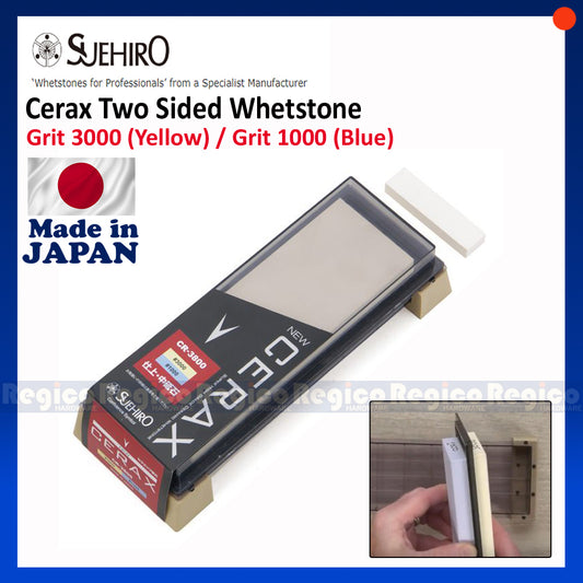 Suehiro Cerax Grit 3k/1k Two Sided Japanese Whetstone Sharpening Stone (CR-3800)