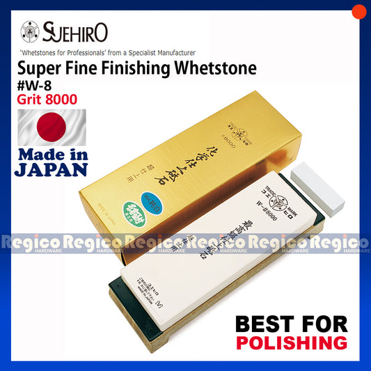 er Fine Finishing JapanesSuehiro (Grit 8000) Supe Whetstone Polishing and Sharpening Stone (W-8)
