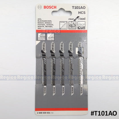 BOSCH Jigsaw Blade Set Clean for Wood 5pcs/set Bosch Accessories
