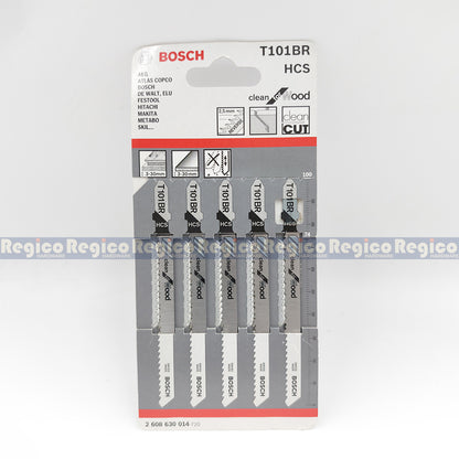 BOSCH Jigsaw Blade Set Clean for Wood 5pcs/set Bosch Accessories