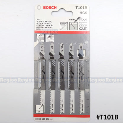 BOSCH Jigsaw Blade Set Clean for Wood 5pcs/set Bosch Accessories