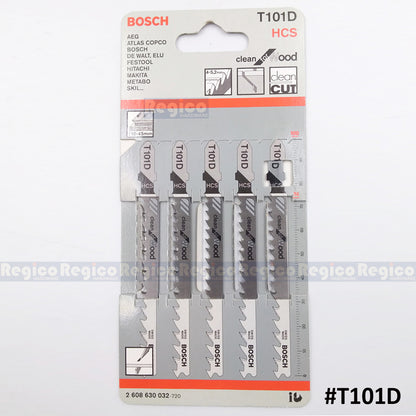 BOSCH Jigsaw Blade Set Clean for Wood 5pcs/set Bosch Accessories