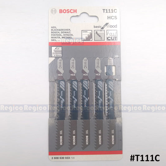 Bosch Jigsaw Blade Set Basic for Wood 5pcs/set Bosch Accessories